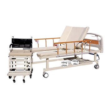 Giường bệnh đa năng tay quay GB-C243