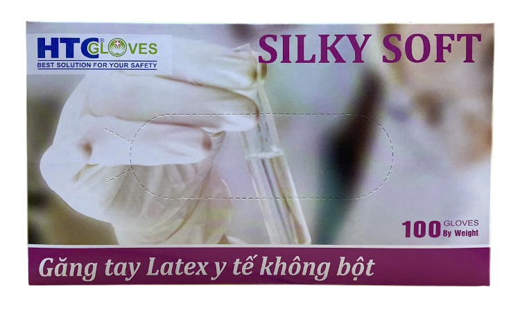 Latex không bột Silky Soft